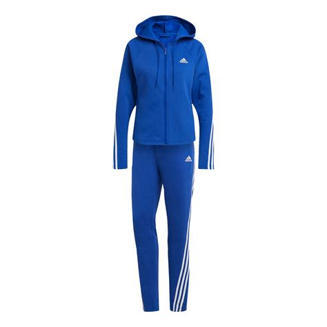 trainingspak adidas blauw|Adidas trainingspak dames.